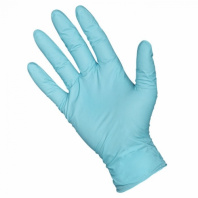Перчатки универсальные нитриловые голубые, размер М (100 шт.)